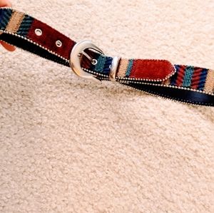 Vintage Elite Fresno California Hand Woven Belt